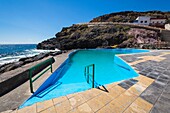 Pool on coast, Los Barrancos, Tenerife, Canary Islands, Spain.