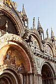 ITALY, Venice. St. Mark's Basilica in St. Mark's Square.