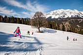 Skikurs, Wintersport, Ski, Winter, Skigebiet, Schladming, Österreich, Europa