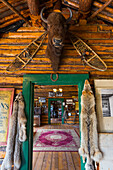 The interior of the Sullivan Roadhouse Historical Museum in Delta Junction, Alaska, United States of America