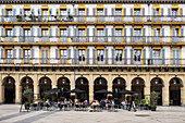 Plaza de la Constitucion; San Sebastian, Donostia, Gipuzkoa, Pais Vasco, Spain