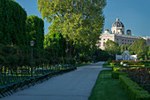 Museum of Natural History, public garden, 1. District of the inner city, Vienna, Austria