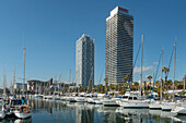 Olympia Hafen, Port Olimpic, Barcelona; Katalonien; Spanien