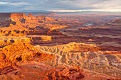Sunset at Dead Horse Point State Park, Moab, Utah; Usa