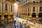 Galleria Vittorio Emanuele II, Milan, Lombardy, Italy.
