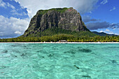 Crystalline sea of a Paradise beach,Le Morne,Mauritius,(Mauritian)