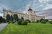 Vienna, Austria, Europe. The Natural History Museum on the Maria Theresa square