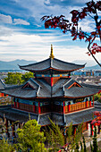 Wangulou Pagoda, Mufu Palace, Lijiang, Yunnan Province, China, Asia, Asian, East Asia, Far East