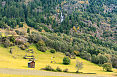 Barn at Ridanna valley Europe, Italy, Trentino Alto Adige, Tirol, Ridanna valley