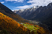 Bregaglia valley, Maloja region, Canton of Graubunden, Switzerland, Europe