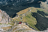 Rifugio Franchetti on Gran Sasso, Campo Imperatore, L'Aquila province, Abruzzo, Italy, Europe