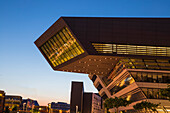 Library at Vienna University of Economics and Business, designed by Zaha Hadid, Vienna, Austria, Europe