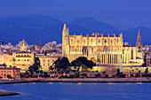 Cathedral, Palma De Mallorca, Majorca, Balearic Islands, Spain, Mediterranean, Europe