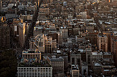 Flatiron Building, Blick von Aussichtsplattform des Empire State Building, Manhattan, New York City, Vereinigte Staaten von Amerika, USA, Nordamerika