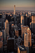 432 Wolkenkratzer, Blick von Aussichtsplattform des Empire State Building, Manhattan, New York City, Vereinigte Staaten von Amerika, USA, Nordamerika