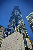 ONE World Trade Center bei Nacht, Manhattan, New York City, Vereinigte Staaten von Amerika, USA, Nordamerika