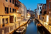 Evening in Dorsoduro district of Venice, Italy.