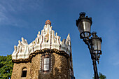 Park Guell by Antoni Gaudi, Barcelona, Catalunia, Spain