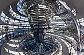 Fosters Kuppel des Reichstagsgebäudes, Berlin, Deutschland