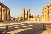 The Great Colonnade of Amenophis II, Luxor Temple, UNESCO World Heritage Site, Luxor, Egypt, North Africa, Africa