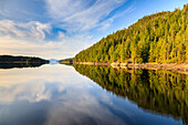 Winstanley Island late afternoon ripples and reflections, Misty Fjords National Monument, Tongass National Forest, Alaska, United States of America, North America