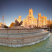 Plaza de la Cibeles, Fountain and Palacio de Comunicaciones, Madrid, Spain, Europe