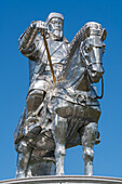 Genghis Khan equestrian statue, Erdene, Tov province, Mongolia, Central Asia, Asia