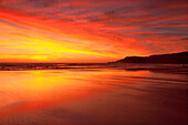 Praia do Amado Beach at sunset, Carrapateira, Costa Vicentina, Algarve, Portugal, Europe