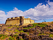 Fort of Santa Catarina, Praia da Vitoria, Terceira Island, Azores, Portugal, Atlantic, Europe