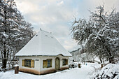 Ravennaschlucht. winter, Höllental near Freiburg im Breisgau, Black Forest, Baden-Württemberg, Germany