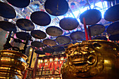 Man Mo Tempel in Soho, Victoria Island, Hongkong, China
