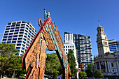 am Aotea Square am Rathaus in der Downtown, Auckland, Nordinsel, Neuseeland