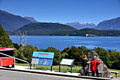 am Lake Manapouri am Fjordland National Park, Südinsel, Neuseeland