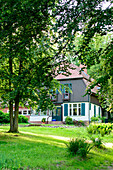 House of writer Gerhart Hauptmann monastery, Hiddensee, Rügen, Baltic Sea coast, Mecklenburg-Vorpommern, Germany