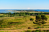 Blick vom Dornbusch, Hiddensee, Rügen, Ostseeküste, Mecklenburg-Vorpommern,  Deutschland