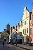 Krämer Strasse, Wismar, Ostseeküste, Mecklenburg-Vorpommern, Deutschland