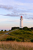Leuchtturm Dornbusch, Hiddensee, Rügen, Ostseeküste, Mecklenburg-Vorpommern,  Deutschland