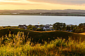 View from the Bakenberg, Moenchgut, Rügen, Ostseeküste, Mecklenburg-Western Pomerania, Germany