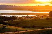 View from the Bakenberg, Moenchgut, Rügen, Ostseeküste, Mecklenburg-Western Pomerania, Germany