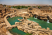Historisches Bewässerungssystem in Schuschtar, Chuzestan, Iran, Asien