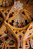 Music room of Ali Qapu Palace in Esfahan, Iran, Asia