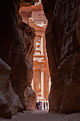 Felsenstadt Petra, Jordanien, Asien