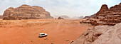 Wadi Rum desert in Jordan, Asia