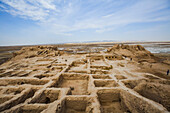 Das Wüstenschloss Toprak Kala, Usbekistan, Asien