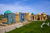 Shah-i-Zinda Necropolis of Samarkand, Uzbekistan, Asia