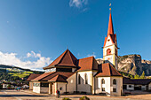 church of Wolkenstein at valgardena, South Tyrol, Italy