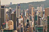 A jumble of skyscrapers in Causeway Bay, Hong Kong Island, Hong Kong, China, Asia