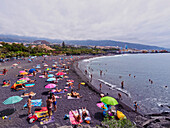 Beach in Puerto de la Cruz, Tenerife Island, Canary Islands, Spain, Atlantic, Europe