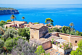 View of Lluc Alcari village near Deia, Mallorca (Majorca), Balearic Islands, Spain, Mediterranean, Europe