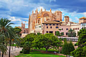La Seu Cathedral, Palma de Mallorca, Mallorca (Majorca), Balearic Islands, Spain, Europe